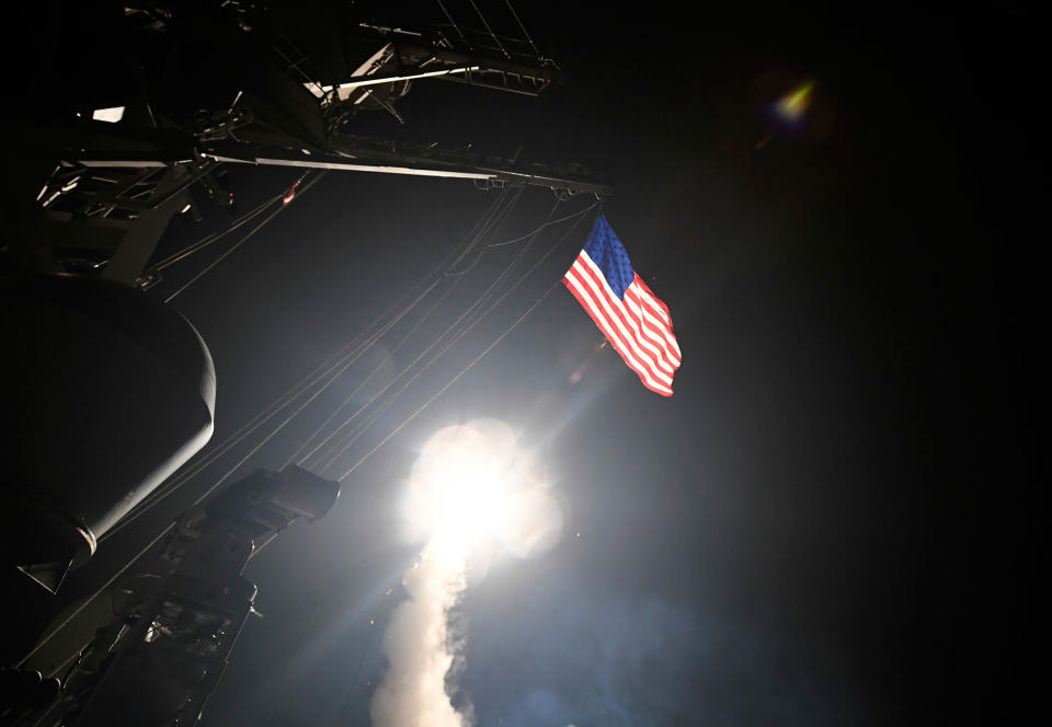 U.S. attacks Syrian air base