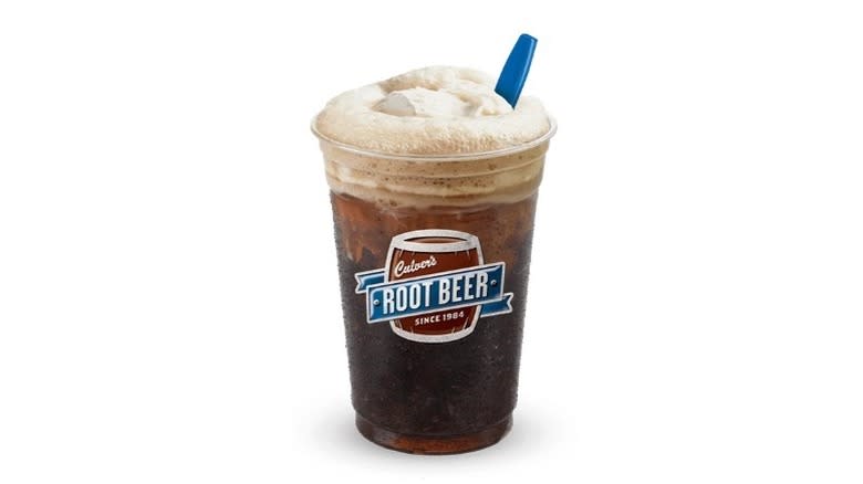 Culver's root beer float