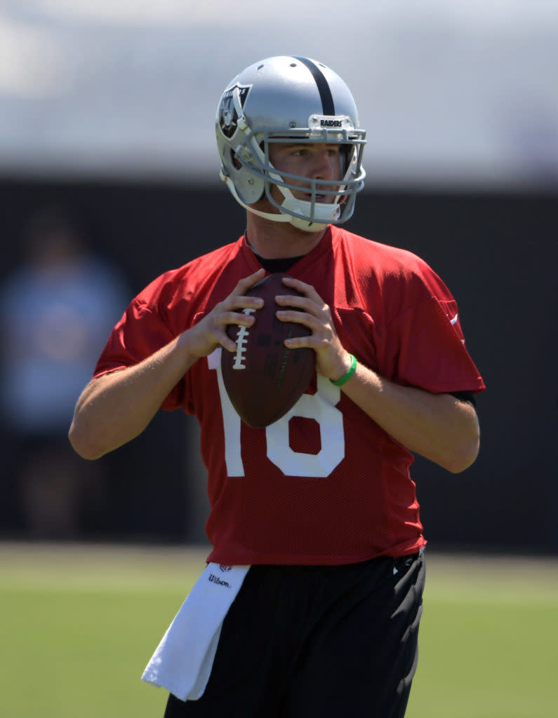 Raiders Backup QB Battle Cook Separating from Manuel