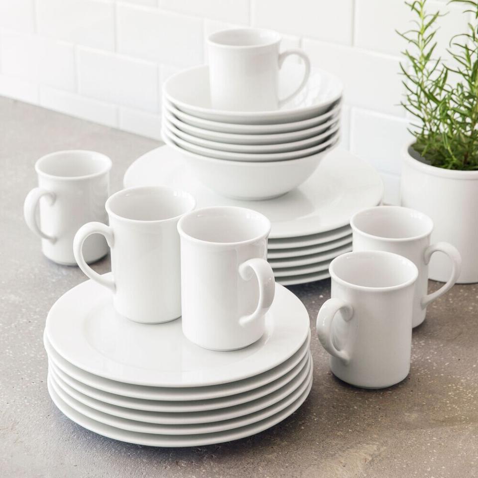 Sur La Table Bistro 24-Piece Dinnerware Set