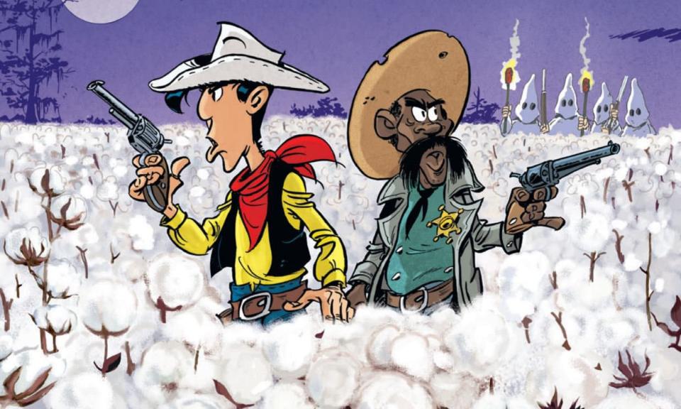 Détail de la couverture du nouveau Lucky Luke - Dargaud - Lucky Comics