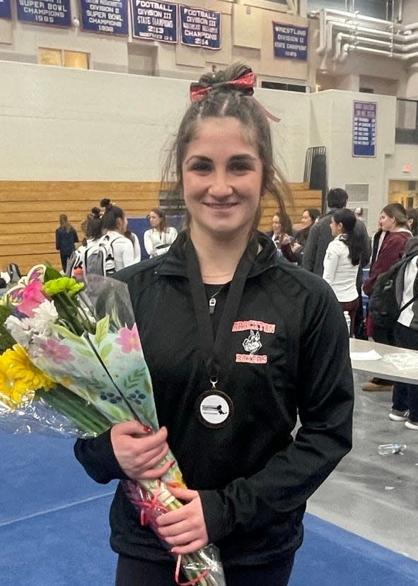 Brockton's Ella McCarthy was selected to The Patriot Ledger/Enterprise's gymnastics All-Scholastic team for the 2023-24 season.