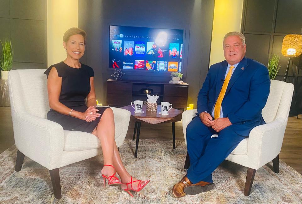 Mayor Mike Spano will appear on an episode of Maria Truso's talk show to discuss his experience with sexual assault as a child Wednesday, Jan. 18.