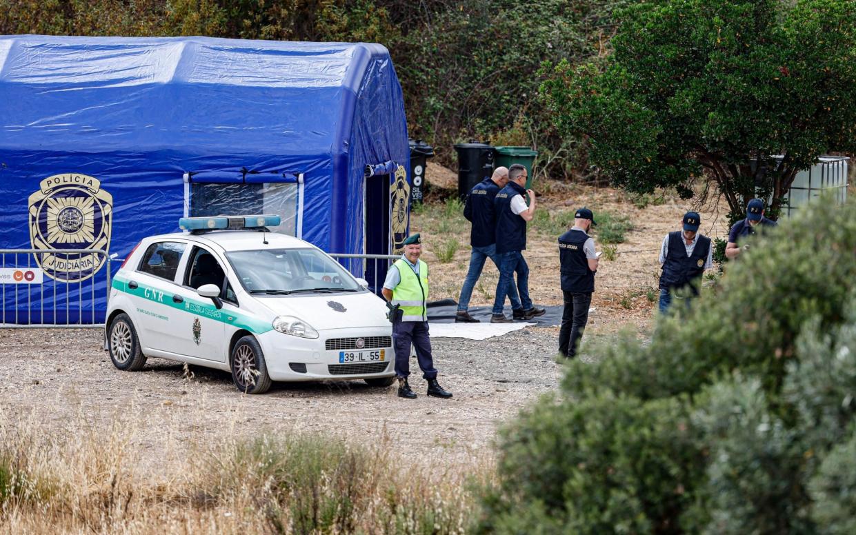 Police have set up a makeshift base camp - Shutterstock