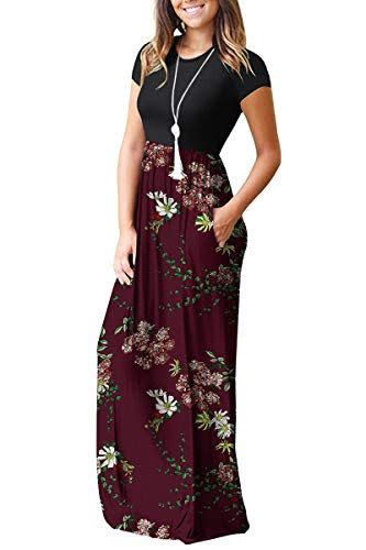 13) Women's Short Sleeve Floral Print Dress