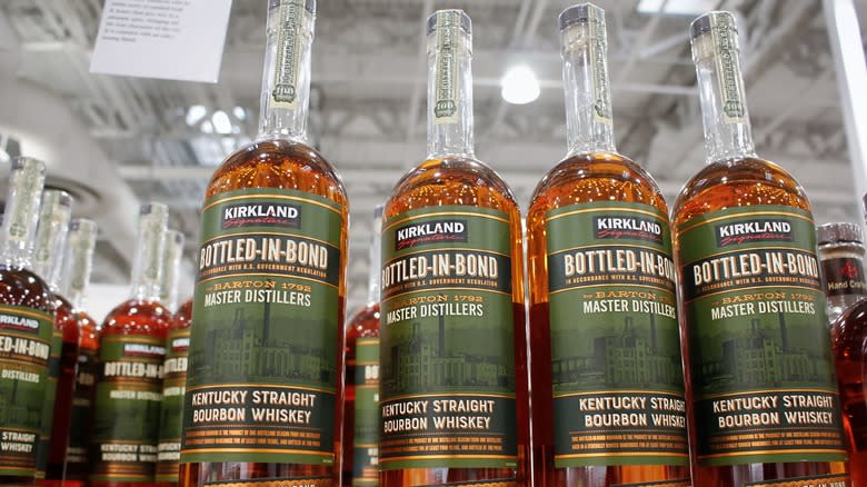 bottles of Kirkland Signature bottled-in-bond 