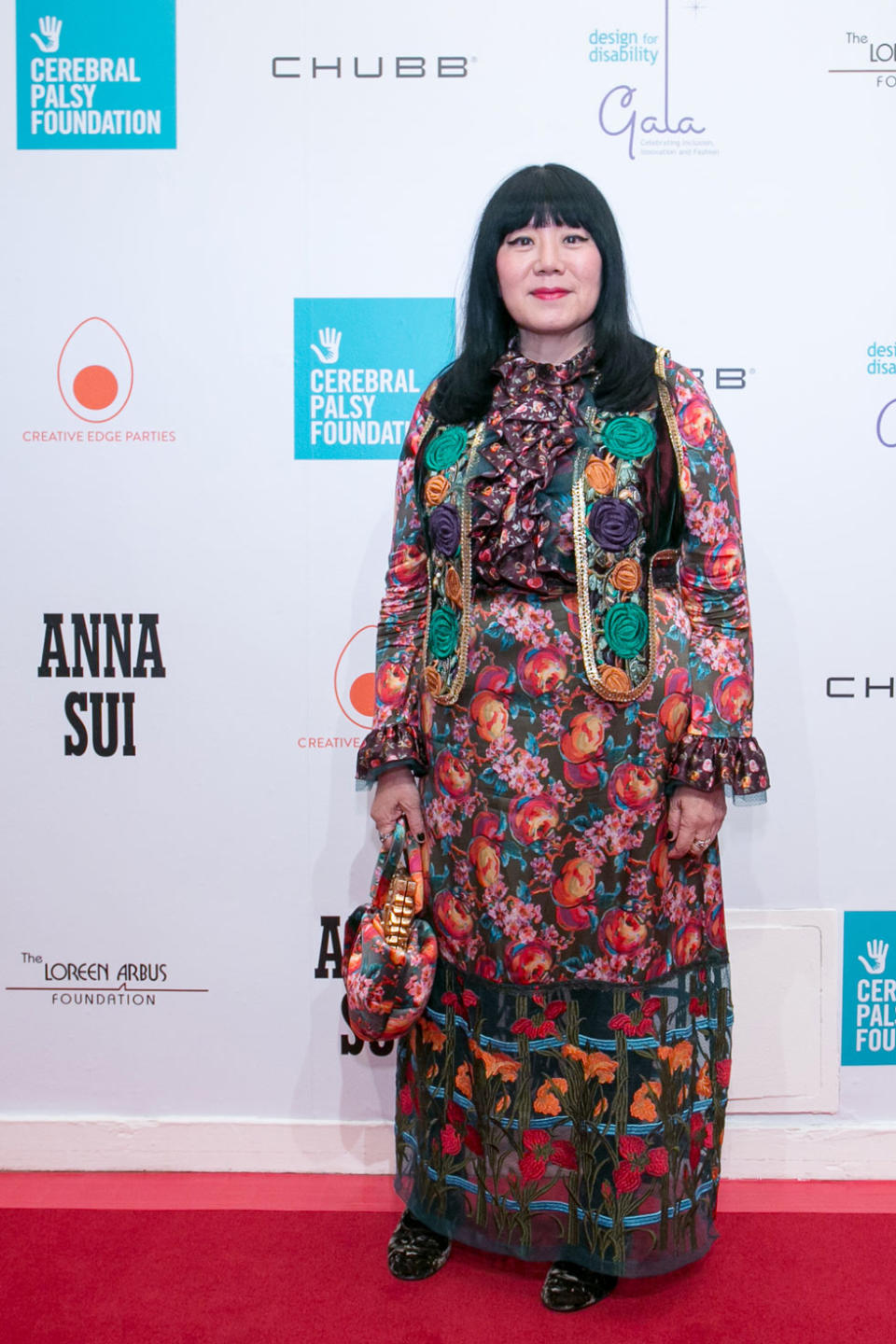 Anna Sui at the Cerebral Palsy Foundation Design for Disability Fashion Show and Gala at the Metropolitan Pavilion, New York City, May 9, 2018. (Photo: Jeffrey Holmes)