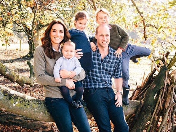 Prince William and Kate Christmas Card 2018