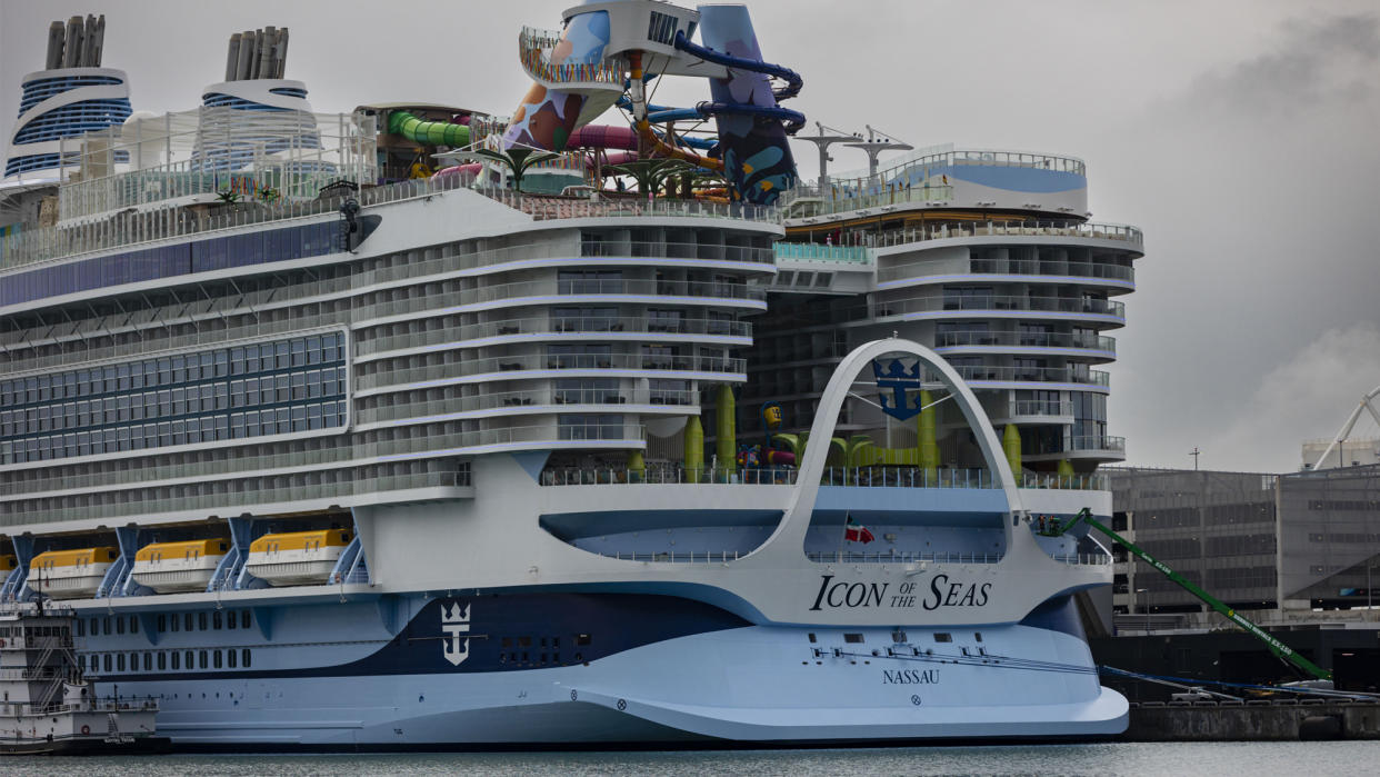  The Icon of the Seas cruise ship. 