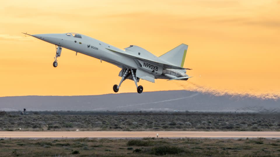 XB-1 made its first flight in March 2024. - Courtesy Boom Supersonic