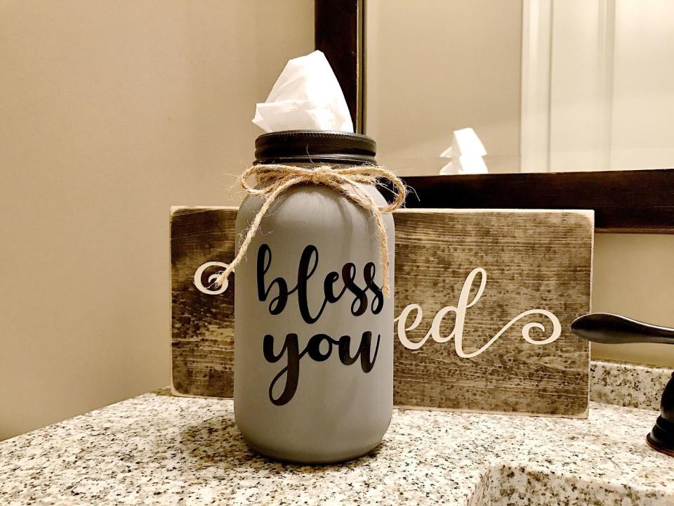 ‘Bless You’ Tissue Box