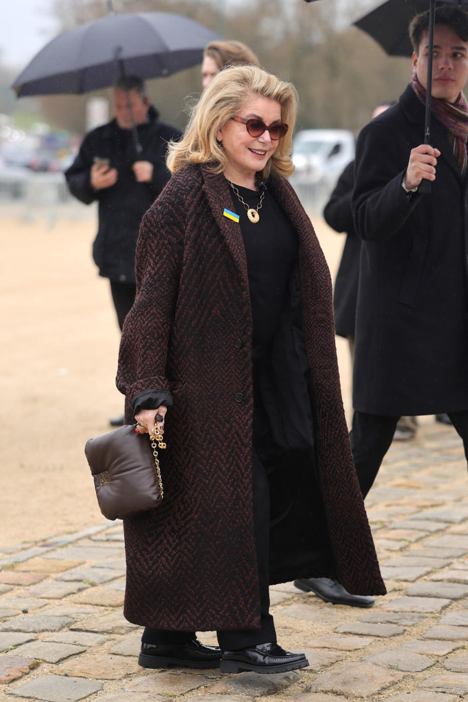 Catherine Deneuve au défilé Loewe