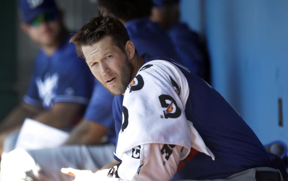 Los Angeles Dodgers starting pitcher Clayton Kershaw didn’t allow a run all spring training. (AP)