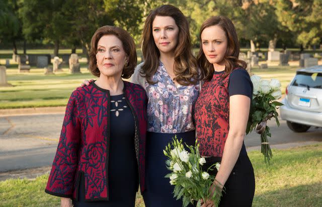<p>ABC</p> Kelly Bishop (right), Lauren Graham (center) and Alexis Bledel in 'Gilmore Girls: A Year in the Life'