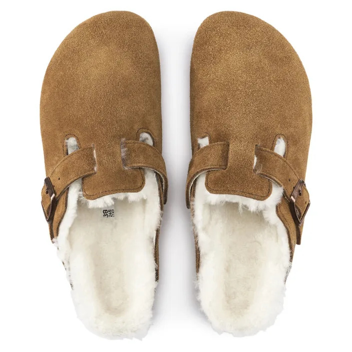 Birkenstock Boston Genuine Shearling Lined Clog (Photo via Nordstrom)