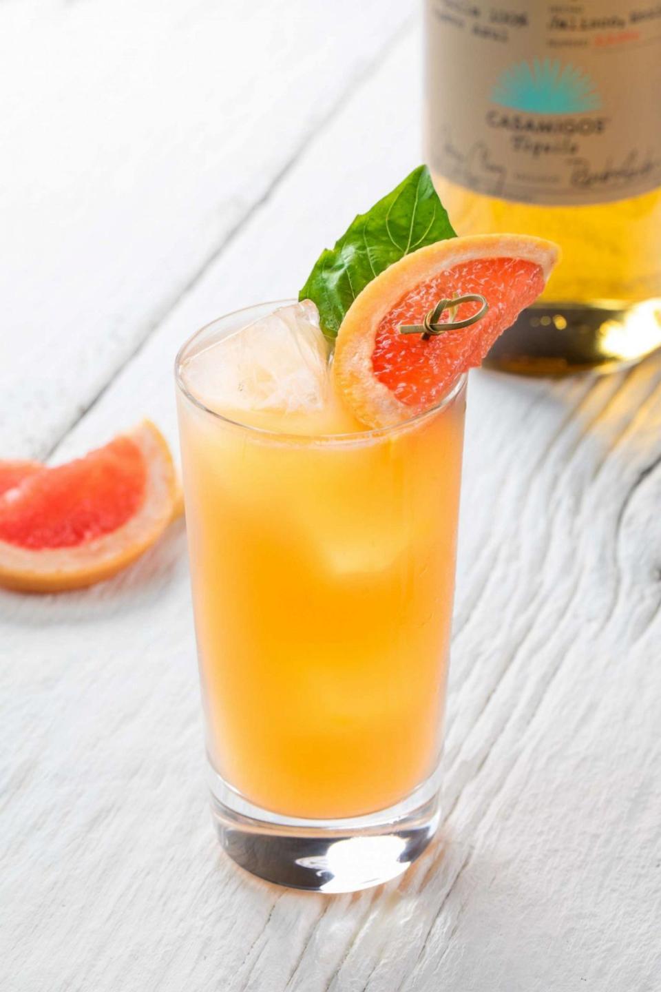 PHOTO: The Paloma combines tequila, fresh grapefruit and lime juice with a splash of soda. (Casamigos Tequila and Mezcal)