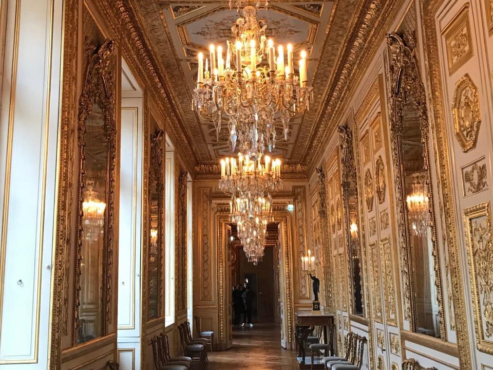 interior shot of hotel de la marine in paris