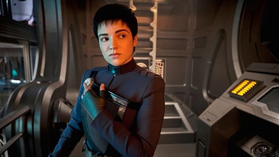 <div class="inline-image__caption"><p>Blu del Barrio as Adira in<em> Star Trek: Discovery.</em></p></div> <div class="inline-image__credit">CBS</div>