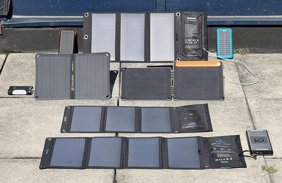 7) How we test the best solar phone chargers