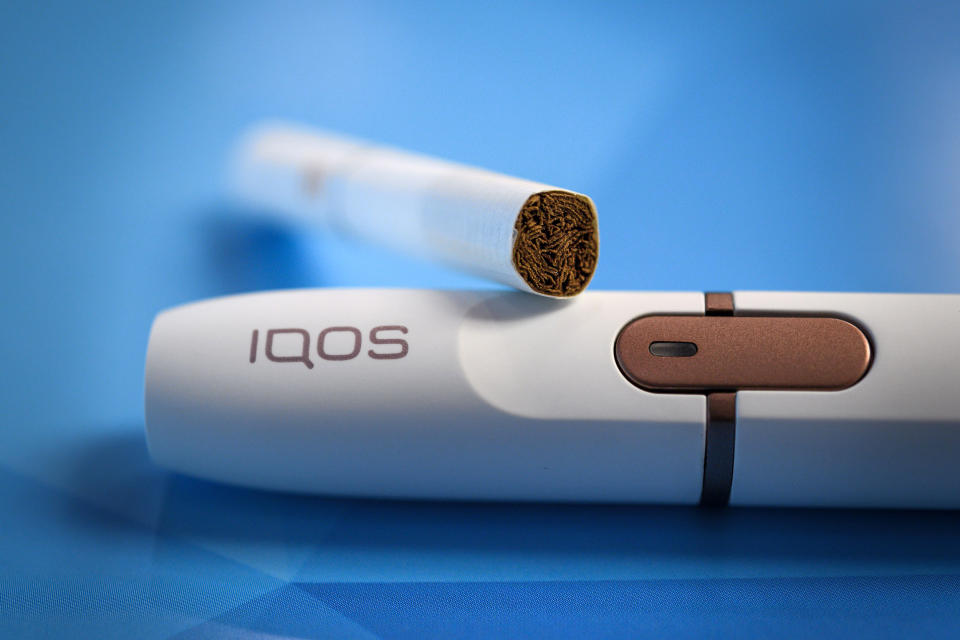 Image: IQOS tobacco heater (Fabrice Coffrini / AFP via Getty Images file)