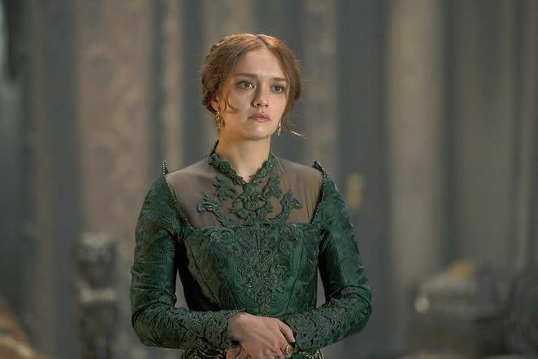 Alicent Hightower (Olivia Cooke), ganó gran protagonismo en los últimos capítulos