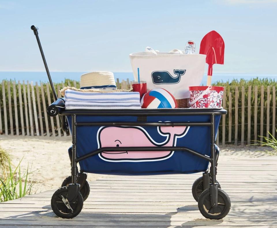 Vineyard Vines for Target Pink Whale Collapsible Wagon (Photo: Target)