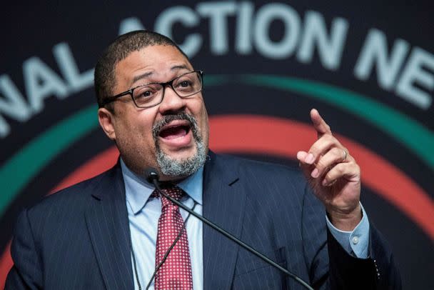 PHOTO: FILE - Manhattan District Attorney Alvin Bragg speaks in an event in New York City, April 7, 2022. (Eduardo Munoz/Reuters, FILE)