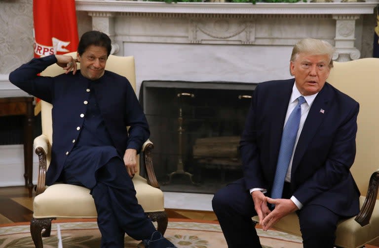 While covering the first official meeting between Donald Trump and Imran Khan, it’s easy to fall into the trap of focusing on the similarities between them. However, comparing the US president and prime minister of Pakistan is not just a poor analogy – it’s downright lazy.Many analysts, including Trevor Noah of the The Daily Show, have also erroneously tried to portray Khan as an example of politicians embracing Trump’s populist playbook, despite the fact that this has been Khan’s message for over 20 years.Inaccuracies and omissions like these come across as ill-informed, poorly researched and smacking of orientalism. In fact, one could argue that it was a foolish endeavour to view a politician from a completely different culture and context through the prism of Trump in the first place.While both are populist nationalists with a disdain for local liberals, for example, Khan is a seasoned politician who came into power after nearly two decades of political struggle. There are countless more similarities. Trump hijacked one of the country’s two established political parties, whereas Khan built his own political outfit, the Pakistan Tehreek Insaf (PTI), from scratch.While Trump attempted to dilute or destroy the Affordable Health Care Act, Khan has been passionate about creating a social welfare state, providing quality healthcare and education to everyone, regardless of their financial status or background.In a country where even the federal government had struggled to provide adequate healthcare facilities, Khan founded the Shaukat Khanum Memorial Hospital and Research Centre, one of the most prominent charities in Pakistan.The PTI led Khyber Pakhtunkhwa, a war ravaged province, and expanded the provision of health insurance to cover over 70 per cent of the provincial populace.Unlike Trump, Khan is an environmentalist, having successfully implemented a massive environmental conservation program called the Billion Tree Tsunami in Khyber Pakhtunkhwa in order to help combat the effects of deforestation.While Trump is synonymous with self-aggrandizing displays of wealth that he inherited from his father, Khan is a completely self-made man, earning his money through his career as one of the world’s greatest cricket players. He has criticised the colonial-era mindset and extravagant lifestyles of Pakistan’s ruling elite, choosing to travel on a commercial flight by Qatar Airways on this working trip to the US.It would be disingenuous, though, to argue that there aren’t any similarities – at least on a superficial level. Both leaders are notoriously thin-skinned and lacking a filter. But both have demonstrated their willingness to work with former critics who have swallowed their pride and changed their tune about them. The two have also been criticised for promising to drain the swamp, but then filling important positions with questionable candidates.They both command a rabid following, often leaving no room for dissent. Over 30,000 of Khan’s rambunctious supporters filled up the Capital One Arena in Washington DC on Sunday. A small group of protesters were allegedly verbally abused by the crowd and had the cops called on them. However, for all the jibes about Khan being “selected” by the establishment rather than “elected” by the people from his political opponents, you can't really fake that kind of support and enthusiasm, especially overseas.For Khan, this visit, allegedly arranged through Saudi Crown Prince Mohammed bin Salman, is just a continuation of him turning a blind eye to the human rights abuses and unsavoury track records of certain world leaders in order to – his supporters argue – put Pakistan first. When MBS was being treated like a pariah in the aftermath of the murder of Jamal Khashoggi, Khan ensured he received a warm welcome during his visit to the country. He also famously dodged questions over the alleged persecution of Muslims in China by incredulously claiming he didn't know much about the issue. In fact, just this Sunday, during his speech at the Capital One Arena, he was gushing about how the Chinese government rewards merit.The unpredictable nature of these larger than life personalities had left many analysts guessing whether the two would get along. They needn’t have worried, because Khan came well prepared to go on a charm offensive and make things work.It’s not like there was much choice in the matter. Pakistan’s economy is in such dire straits that it can’t afford to snub America or its support. Trump, though wary of entertaining any idea of financial aid, was cognizant of Pakistan’s ability to utilise its leverage over the Taliban in order to facilitate a peace process in the war ravaged nation of Afghanistan. Khan, who has been advocating for a political solution to the conflict throughout his political career, despite consistent criticism, being dubbed “Taliban Khan” by his detractors, will view this as vindication.In fact, this trip should be considered nothing short of a resounding success for the Pakistan prime minister. Facing discontent back home due to inflation and raised taxes, his showing on the trip would no doubt have reinvigorated his base. If his critics had been hoping for concerns regarding the freedom of the press in his country, enforced disappearances, or forcefully raising the issue of political prisoners during the talks, they would have been sorely disappointed. When Khan played to Trump’s ego by inviting him to help resolve the Kashmir conflict, even he couldn’t have imagined that the US president would claim Modi had asked him the same thing. India has long maintained that all outstanding issues with Pakistan are discussed only bilaterally. This put India’s Ministry of External Affairs into the awkward position of having to deny the claim – essentially making Trump out to be a liar.The incident only underscores that one shouldn’t underestimate Khan’s political instincts – something that his opponents have found out the hard way.What this visit will mean for the long term safety and security of the region remains to be seen, but it’s safe to say that Pakistan-US terms are better than they have been in a very long time.
