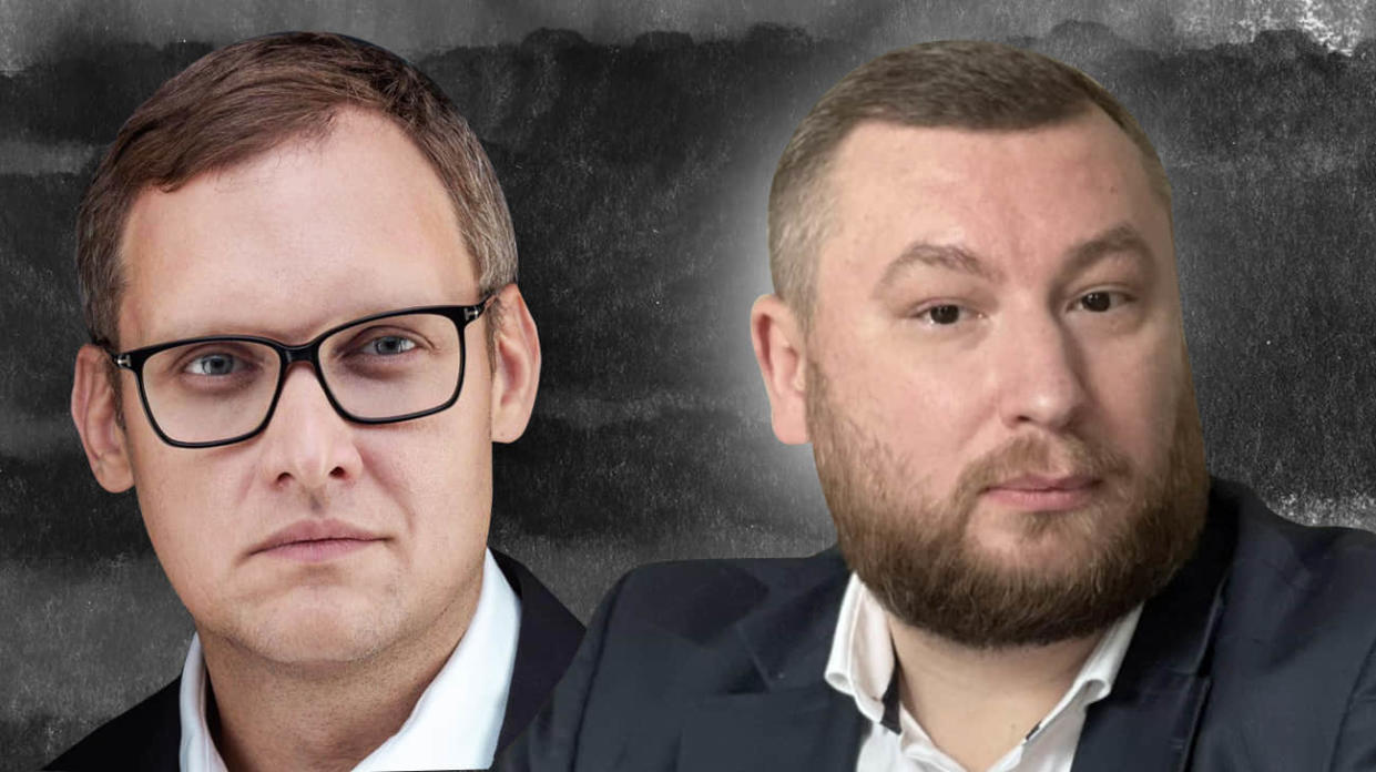 Andrii Smyrnov and Oleksii Dniprov. Сollage: Ukrainska Pravda