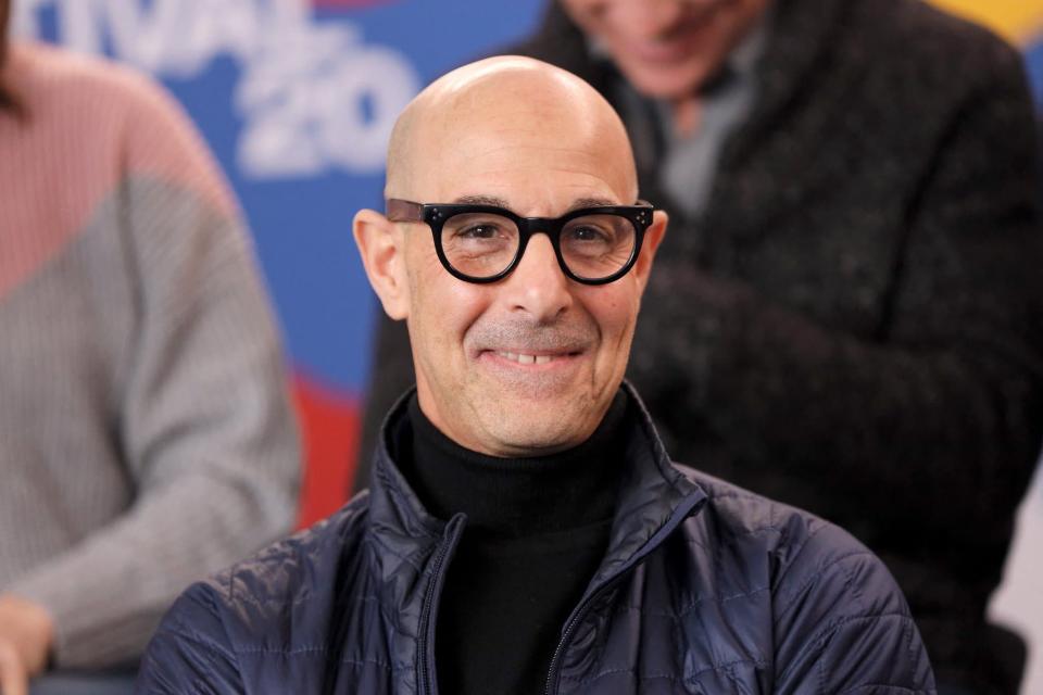 L'acteur américain Stanley Tucci, en janvier 2020. - Rich Polk - Getty Images North America - AFP