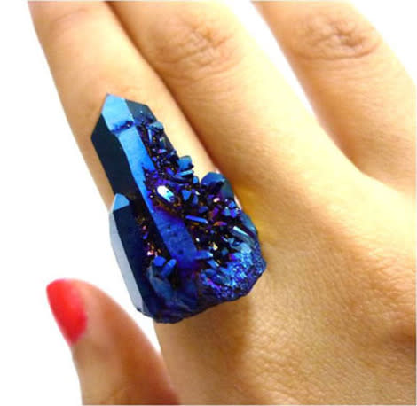 Titanium Quartz Ring