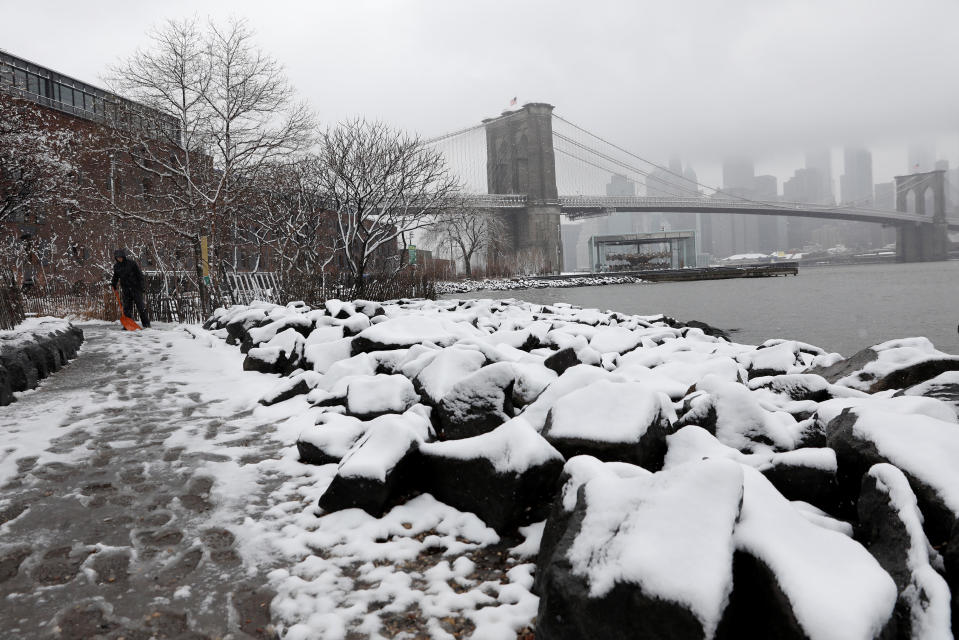 Nueva York se tiñe de blanco en primavera