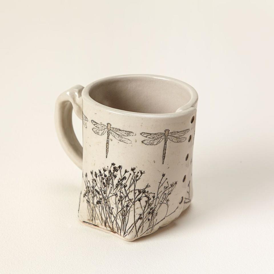 27) Pressed Wildflower Mugs