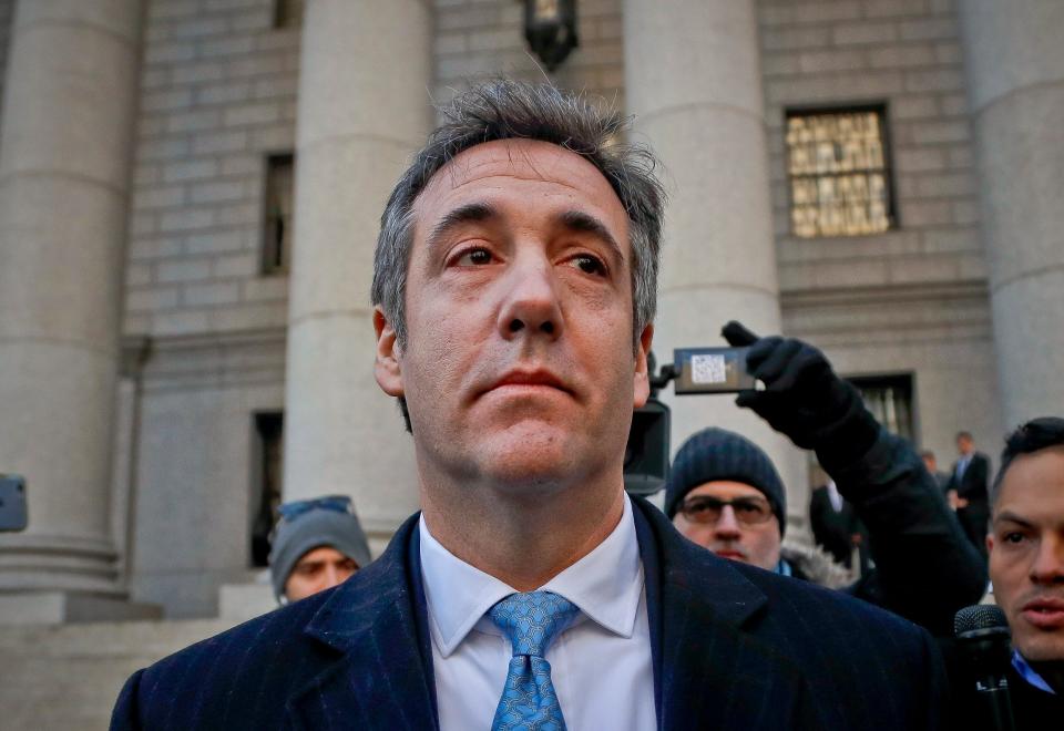 Cohen outside of court (AP)