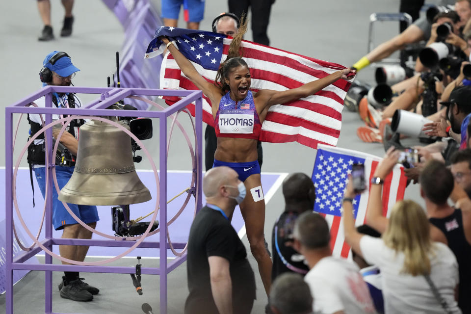 Harvard graduate Gabby Thomas sprints to 200meter gold medal for the