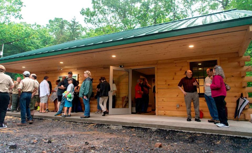 The open house for the David O’Connell Health Education Building at the Seven Mountains Scout Camp on Wednesday, June 22, 2022.