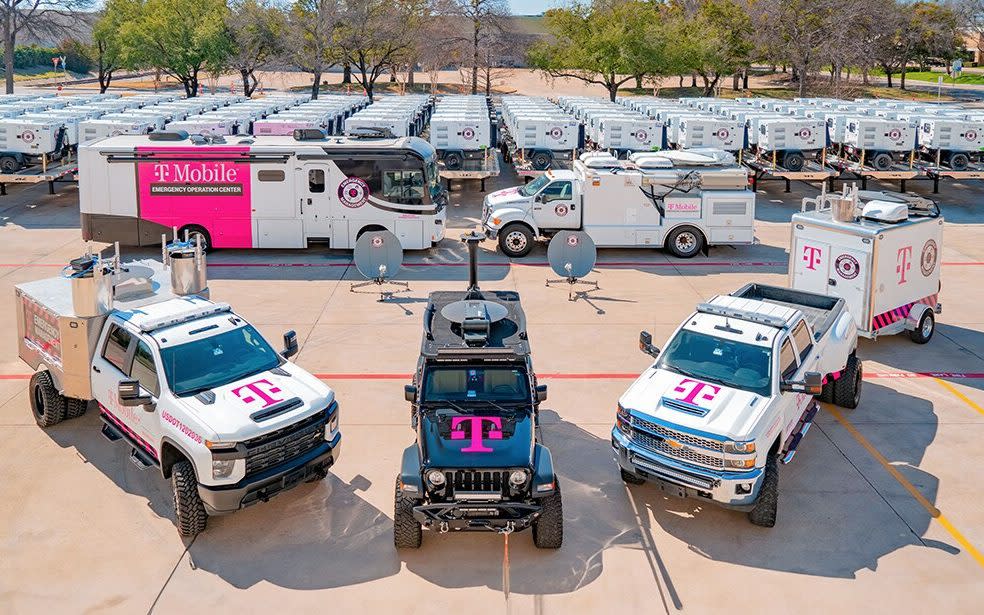 T-Mobile is deploying additional cell sites to handle the surge of eclipse chasers