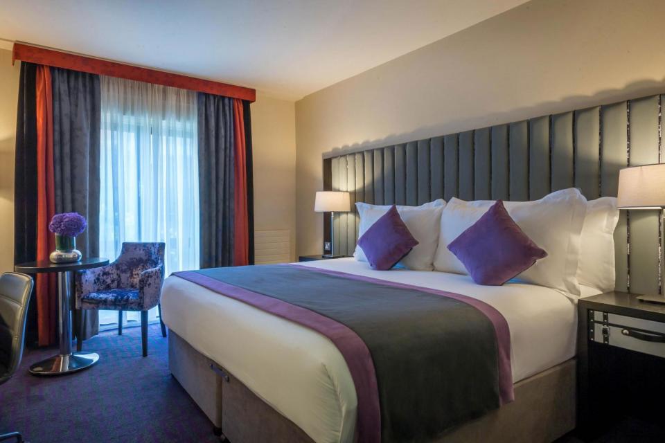 Comfort: A range of room options are available such as this double superior room