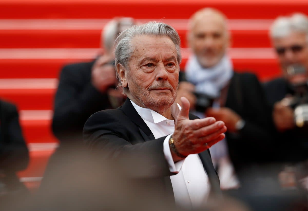 Delon was often dubbed the ‘male Brigitte Bardot’ and starred in ‘Plein Soleil’ and ‘Le Samouraï’ (Getty Images)