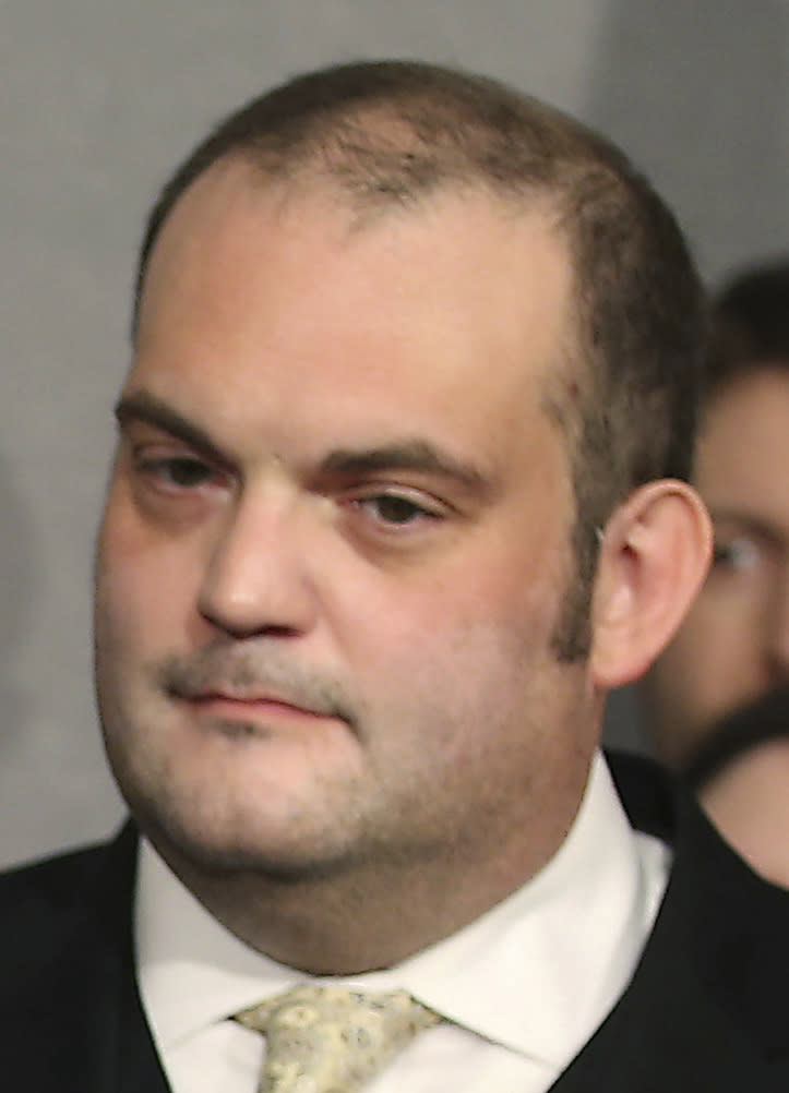 Rep. Dan Schoen at the Minnesota State Office Building in St. Paul, Minn. on March 10, 2026.