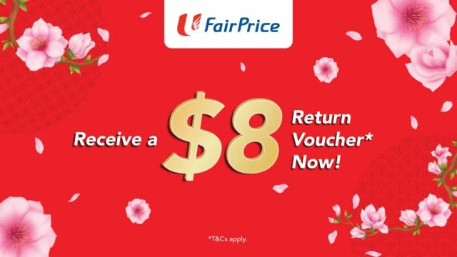 FairPrice NTUC $8 CNY Return Voucher