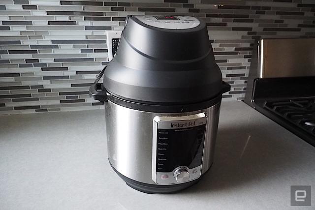 The Instant Pot Air Fryer Lid works as promised, but only for