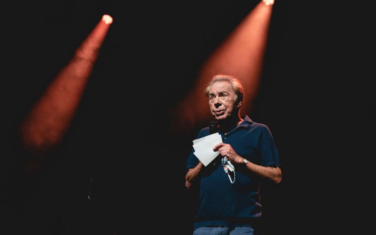 Lloyd-Webber has criticised the Government's closure of live music venues - PA