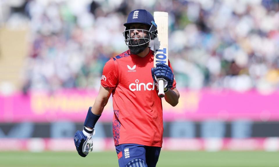 <span>Moeen Ali admitted Australia were smarter than England in Barbados on Saturday.</span><span>Photograph: Matt West/REX/Shutterstock</span>