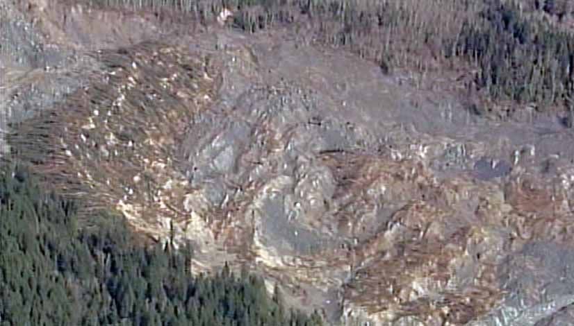 March 31, 2014: Chopper 7 was over the Oso landslide and the ongoing search for victims.