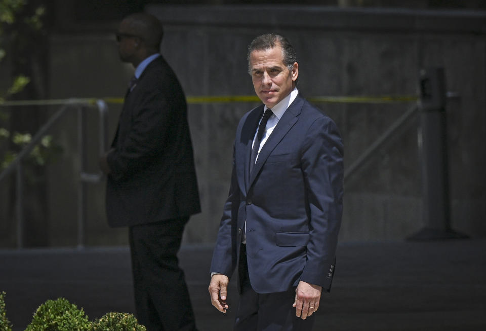 Image: Hunter Biden, President Joe Biden's son, leaves the U.S. District Courthouse in Wilmington, Del., Wednesday, July 26, 2023. (Kenny Holston/The New York Times) (Kenny Holston / The New York Times / Redux )