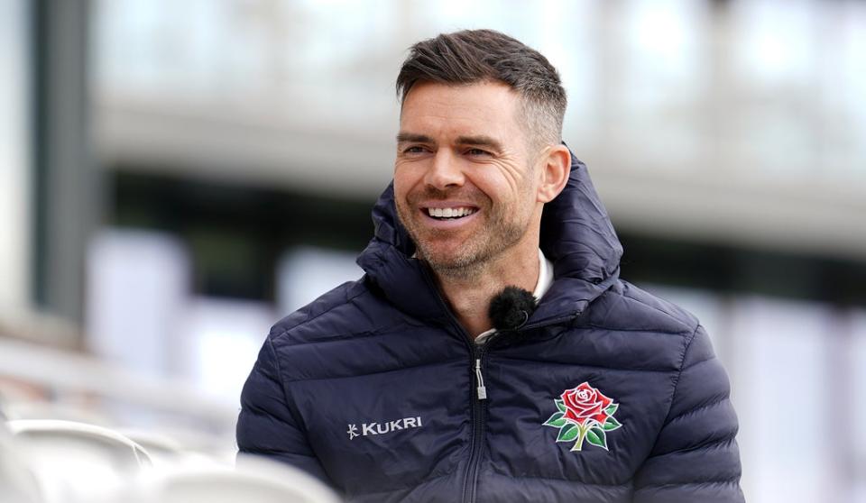 England’s record wicket-taker James Anderson claimed his first wicket of the season for Lancashire against Gloucestershire (Martin Rickett/PA) (PA Wire)