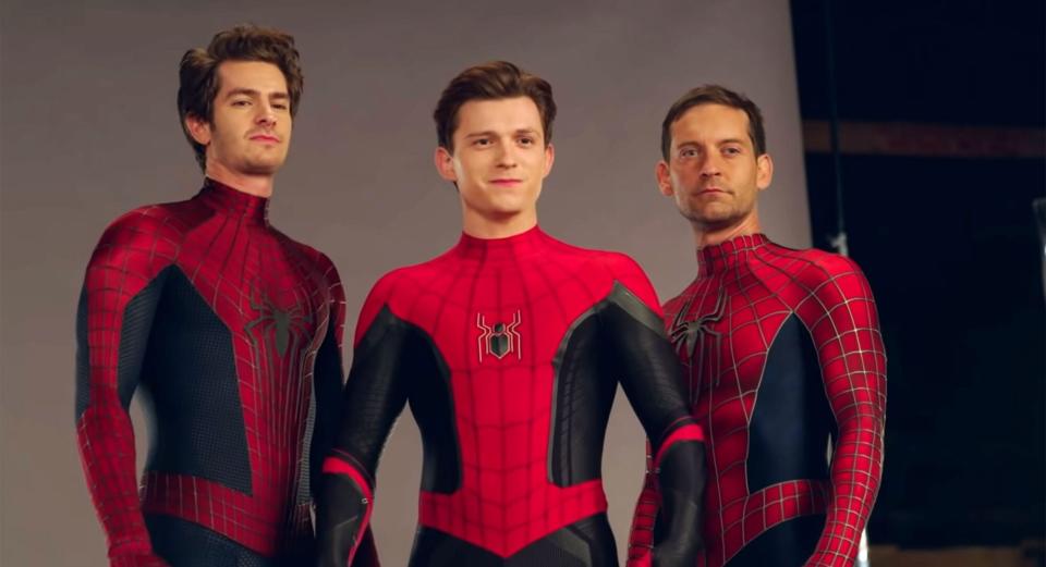 Spider-man No Way Home Andrew Garfield; Tom Holland; Tobey Maguire