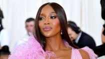 <p> Another star who rarely deviates from their signature hairstyle, Naomi Campbell’s long, super-sleek strands are the epitome of elegance. Even her middle parting is simple, letting her feathered gown hog the limelight. </p>