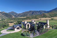 <p>Spread over 30 acres of pristine Utah countryside, the family home and ranch was designed by leading US architect Michael Upwall. </p>